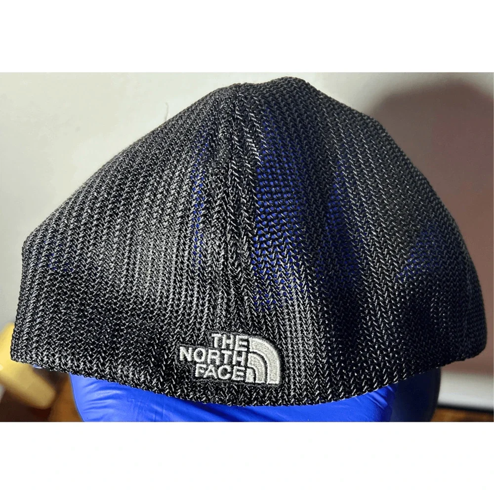 The North Face Truckee Trucker Hat Shady Blue Earthscape Patch Sz S/M
